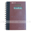 Calculatrice pour ordinateur portable Covers PVC avec note et stylo à bille (LC810B)